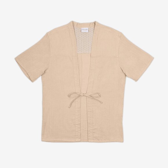 Haori Jacket Japanese Open Shirt Linen Kimono